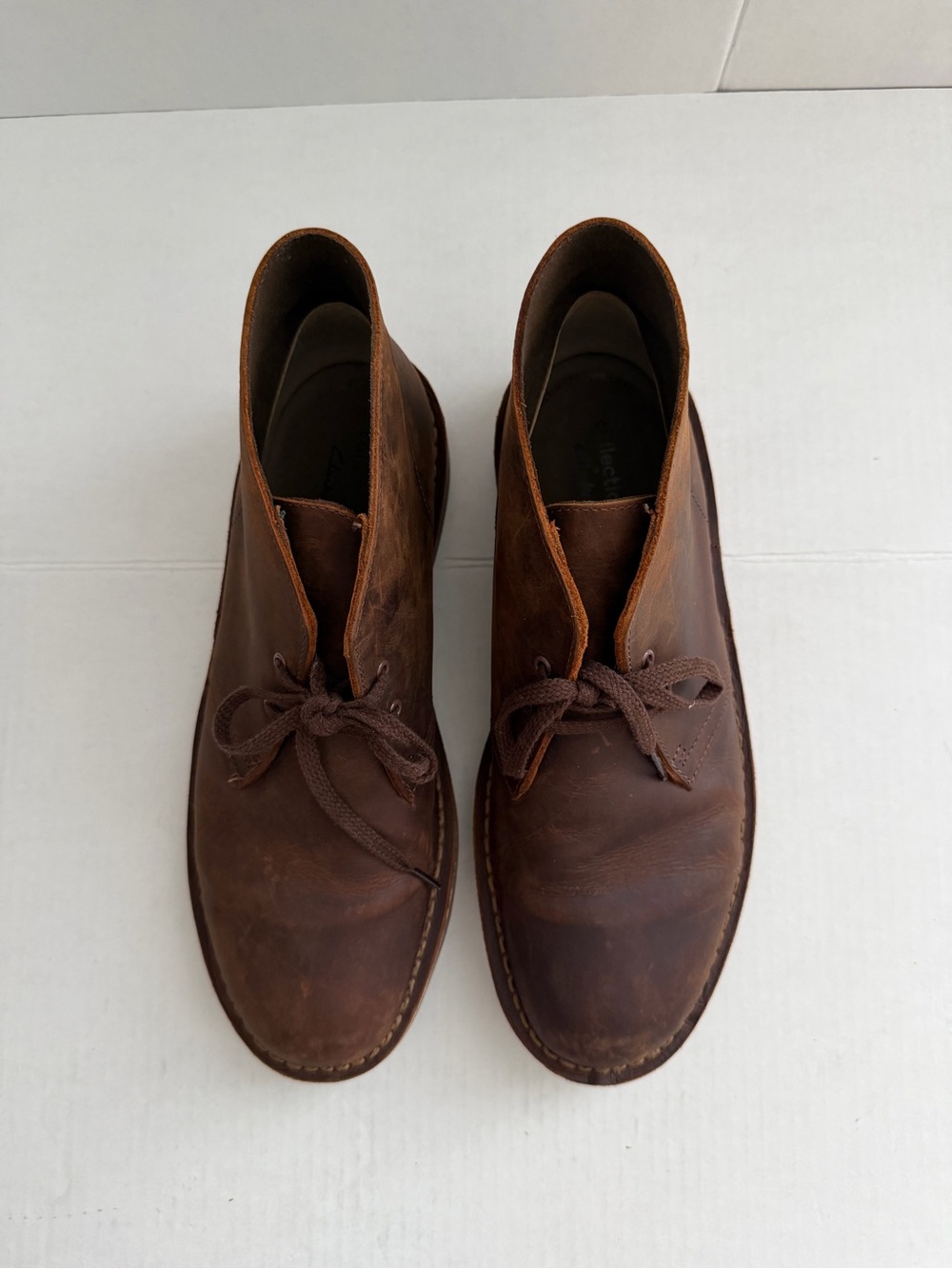 Clarks Brown Leather Chukka Boots